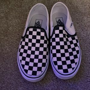 Black and White Checkered Vans